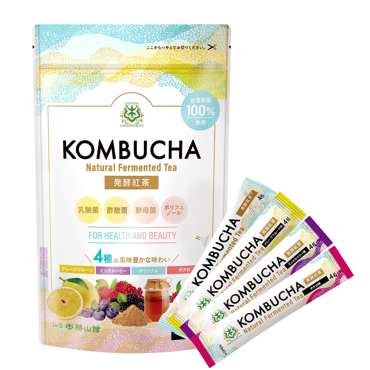 発酵紅茶 KOMBUCHA アソートセット（4g×12包）
