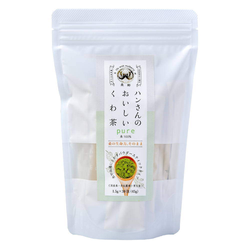 ハンさんのおいしいくわ茶PURE