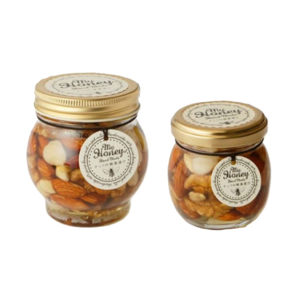 ナッツの蜂蜜漬け